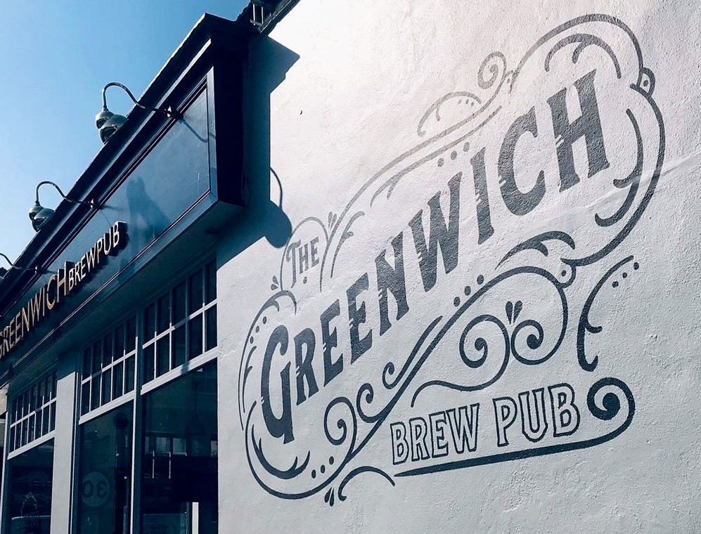 The Greenwich, Southsea - Painted Wall logo